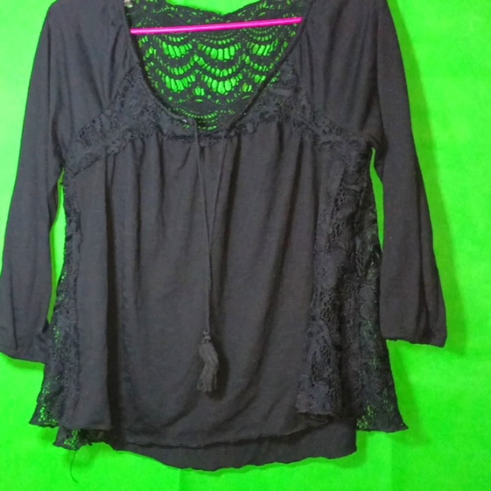 Nobo juniors crochet lace blouse